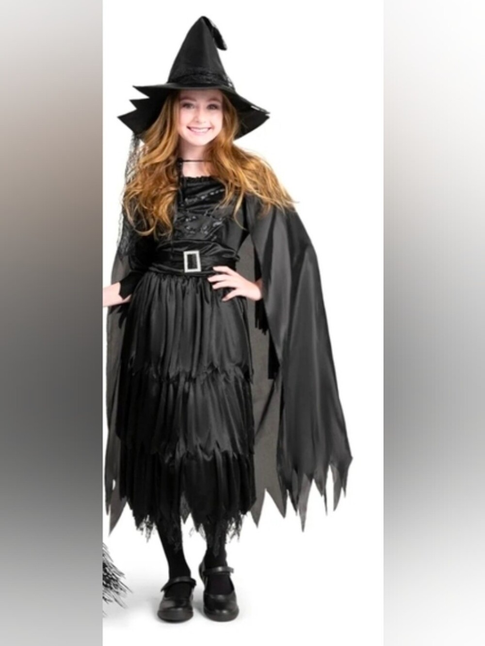 Girl's Witch Costume 3pc Set by Spooktacular Creations